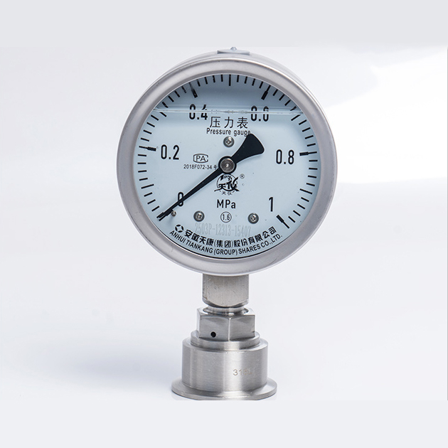 卫生型隔膜压力表