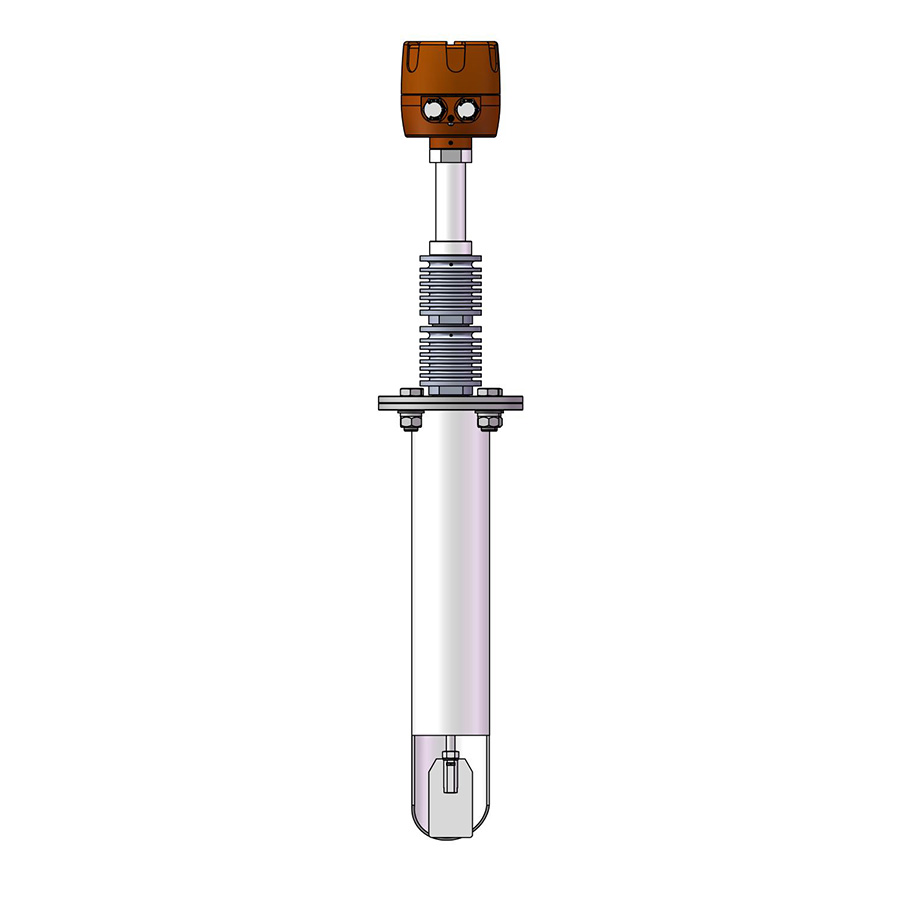 铲型阻旋料位计-600℃-保护罩